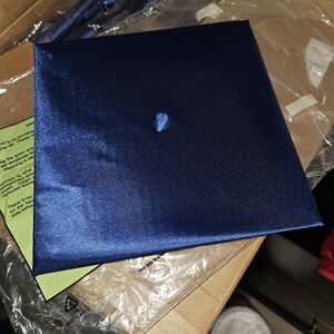 Graduation cap and gown